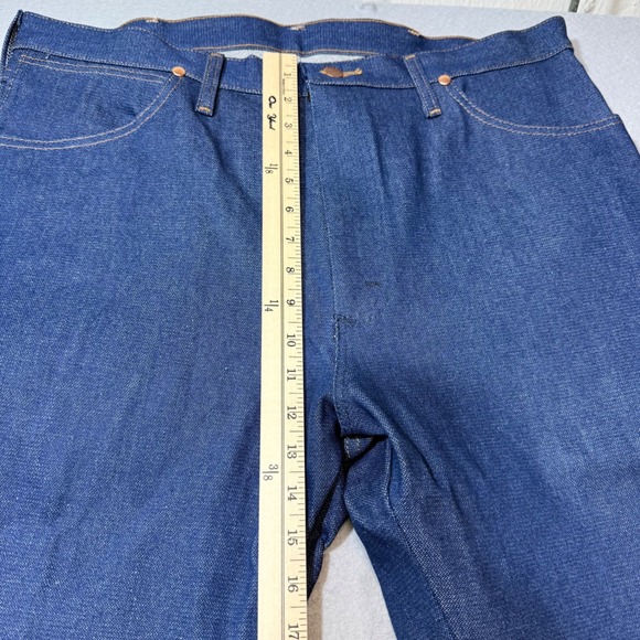 Wrangler Mens Cowboy Cut Original Fit Jeans 13MWZ 36x34 Dark Wash Cotton NEW - Picture 8 of 10